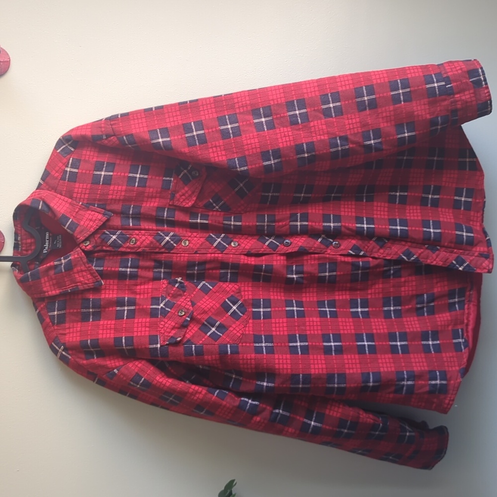 Palermo. Vintage Button-up Lined Light-Jacket. Size Large.*